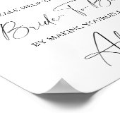 Roos - help de drukke bruid Adres Poster (Hoek)