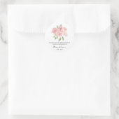 Roos Herdenkings Zaad Pakket Ronde Sticker (Tas)