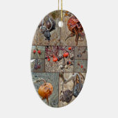 Roos Heupcollage Keramisch Ornament (Rechts)