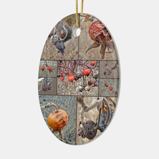 Roos Heupcollage Keramisch Ornament (Links)