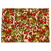 Roos heupen, rood, groen, geel groot cadeauzakje (Voorkant)