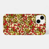 Roos heupen, rood, groen, geel iPhone hoesje (Achterkant horizontaal)