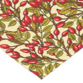 Roos heupen, rood, groen, geel korte tafelloper (Hoek)