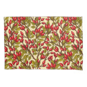 Roos heupen, rood, groen, geel kussensloop (Voorkant-Links)