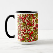 Roos heupen, rood, groen, geel mok (Links)