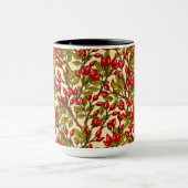 Roos heupen, rood, groen, geel mok (Midden)