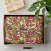 Roos heupen, rood, groen, geel tissuepapier (Geschenk)