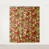 Roos heupen, rood, groen, geel wandkleed (Voorkant)