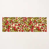 Roos heupen, rood, groen, geel yogamat (Voorkant (horizontaal))
