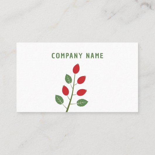 Roos Hip Visitekaartje (Achterkant)