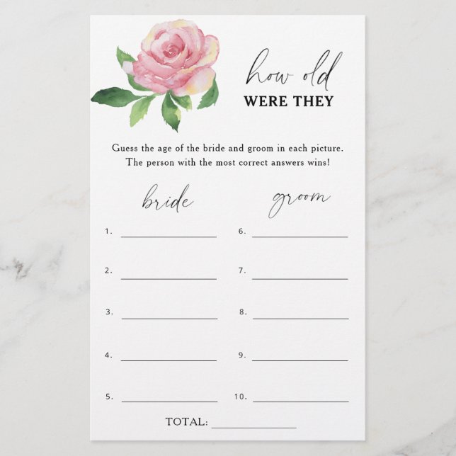 Roos - Hoe oud waren ze al? (Voorkant)