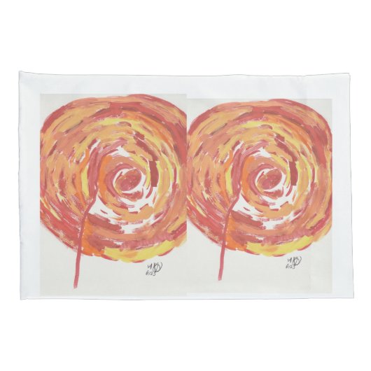 Roos Hoesjes Kussensloop (Achterkant-Rechts)