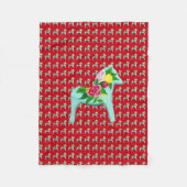 Roos Horse Blanket Fleece Deken (Voorkant)