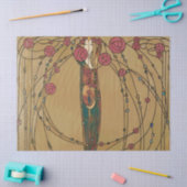 Roos House van Margaret MacDonald MacKintosh Tissuepapier (Craft)