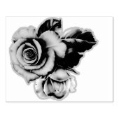  Roos Hout Handvat Rubber Stempel (Afrduk)