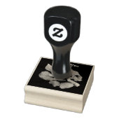 Roos (hout) Stempel - Aanpassen (Stempel)