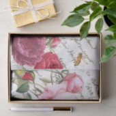 Roos Hummingbird Dragonfly Frans Script Honeybee Tissuepapier (Geschenk)