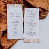 Roos huwelijksceremonie programma Sjabloon