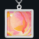 ROOS III ZILVER VERGULDEN KETTING<br><div class="desc">Floral</div>