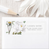 ROOS ILLUSTRATIE RETURN ADRES ETIKETTERS ETIKET (Insitu)