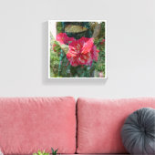 Roos in Bloom Canvas Print (Insitu (Woonkamer))