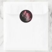 Roos in Bloom Wedding Invitation Envelope Seal Ronde Sticker (Tas)