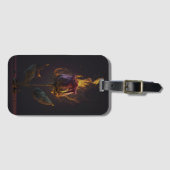 roos in brand bagagelabel (Voorkant (horizontaal))