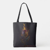 roos in brand tote bag (Achterkant)