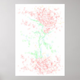 Roos in de wind poster