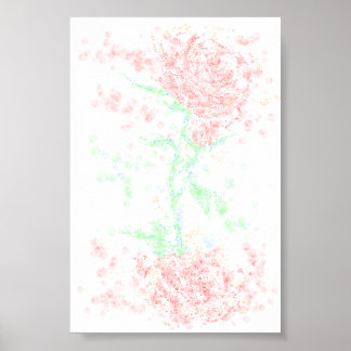 Roos in de wind poster