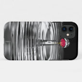 Roos in Droplet Case-Mate iPhone Case (Achterkant (horizontaal))