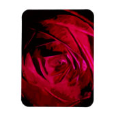 Roos in duisternis - Abstract impressionisme Magneet (Verticaal)