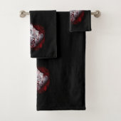 Roos in het bloed bad handdoek (Insitu)