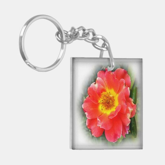 Roos in het najaar sleutelhanger (Voorkant Links)