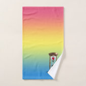 Roos in Hourglass Bad Handdoek (Handdoek)