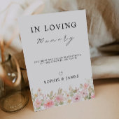 Roos in liefdevolle herinnering teken, gedenkteken kaart