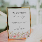 Roos in liefdevolle herinnering teken, gedenkteken kaart