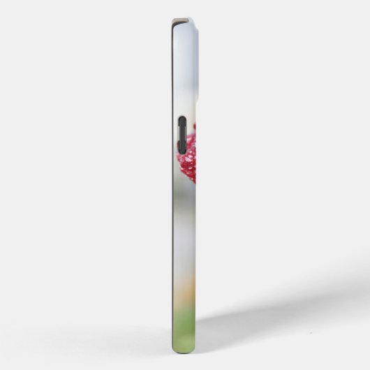 Roos in regendruppels Case-Mate iPhone case (Achterkant / Rechts)