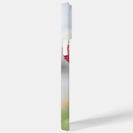 Roos in regendruppels Case-Mate iPhone case (Achterkant / Rechts)