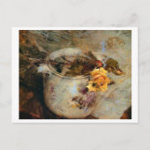 Roos in Vase door Boldini Briefkaart (Voorkant)