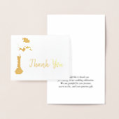 Roos in Vase Weddenschap Hartelijk dank Folie Kaarten (Display)