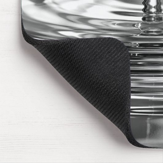 roos in waterdruppelaar muismat (Hoek)