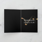 roos in Wire Whisk Birthday Kaart (Binnen)