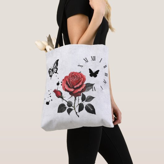 Roos, inkt en tijd tote bag (Dichtbij)