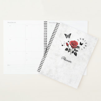 Roos, inkt en tijdplanner planner