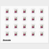 Roos Intrigue ~ Hebreeuwen 11:1 Ronde Sticker (Vel)