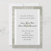  Roos Inverted Music Wedding Uitnodiging (Voorkant)