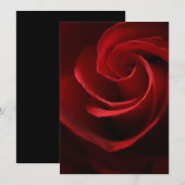     ROOS INVITATIONSR KAART (Voorkant / Achterkant)