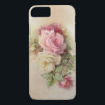Roos iPhone 7 Hoesje<br><div class="desc">Prachtige  rozen die op een zachte neutrale achtergrond bloeien.</div>