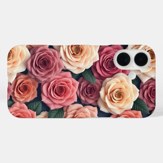 Roos iPhone case (Achterkant (horizontaal))